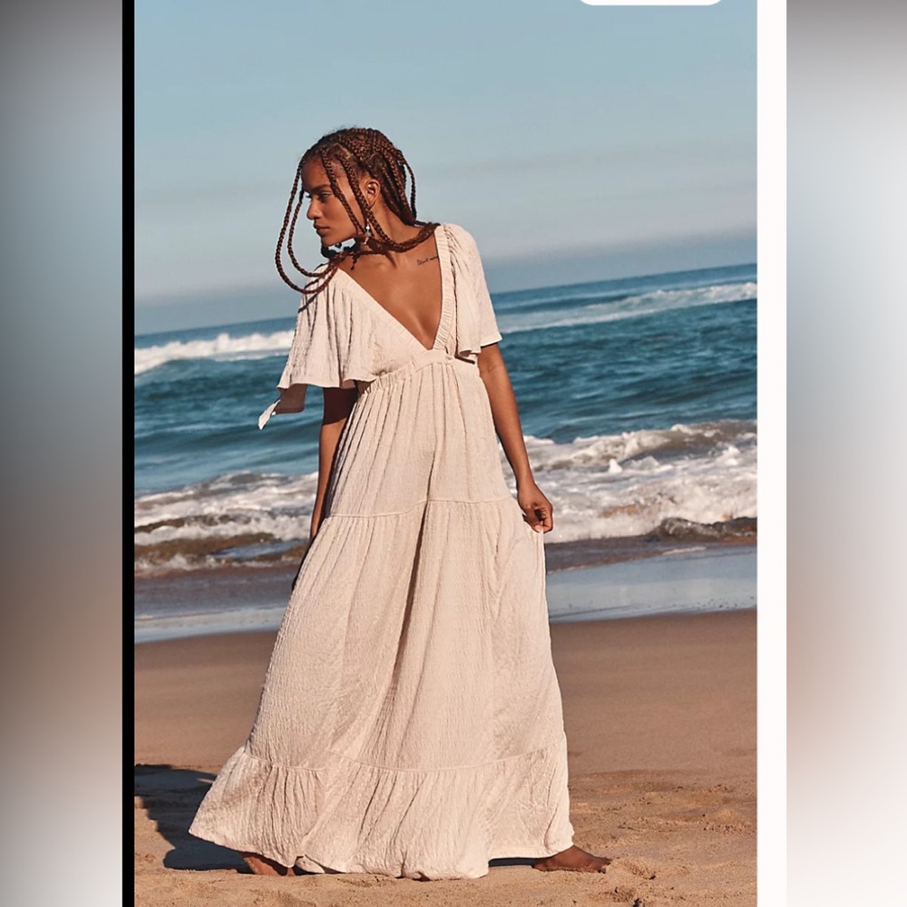 Free People Beach La La Maxi Dress in Frost Lavender
Size S